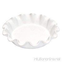 Emile Henry Flour Ceramic 10 Inch Ruffled Pie Dish - B00DZNAKM2